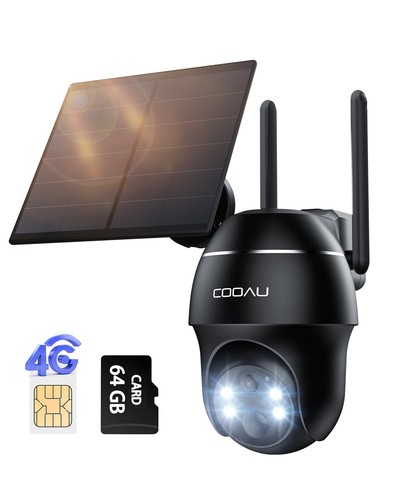 Cooau telecamera esterno - 4g,