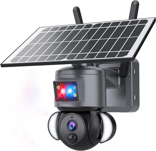 Telecamera con pannello solare - con,