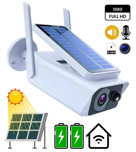 Telecamera con pannello solare - telecamera,